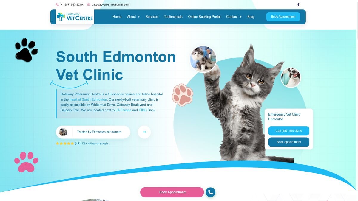 Gateway Veterinary Centre — Veterinary Care